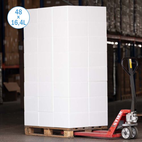 Thermobox Styrofoam box 16,4 liter cooler box shipping container (48 pieces per pallet)