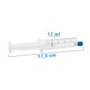 KRUUSE disposable syringe 20ml incl. KRUUSE cap blue