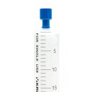 KRUUSE disposable syringe 20ml incl. KRUUSE cap blue