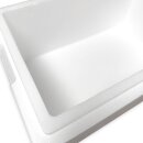 Thermobox Styrofoam box 21,2 liter cooling box shipping container for food, drinks, medication - Styrofoam made of EPS - reusable insulated box